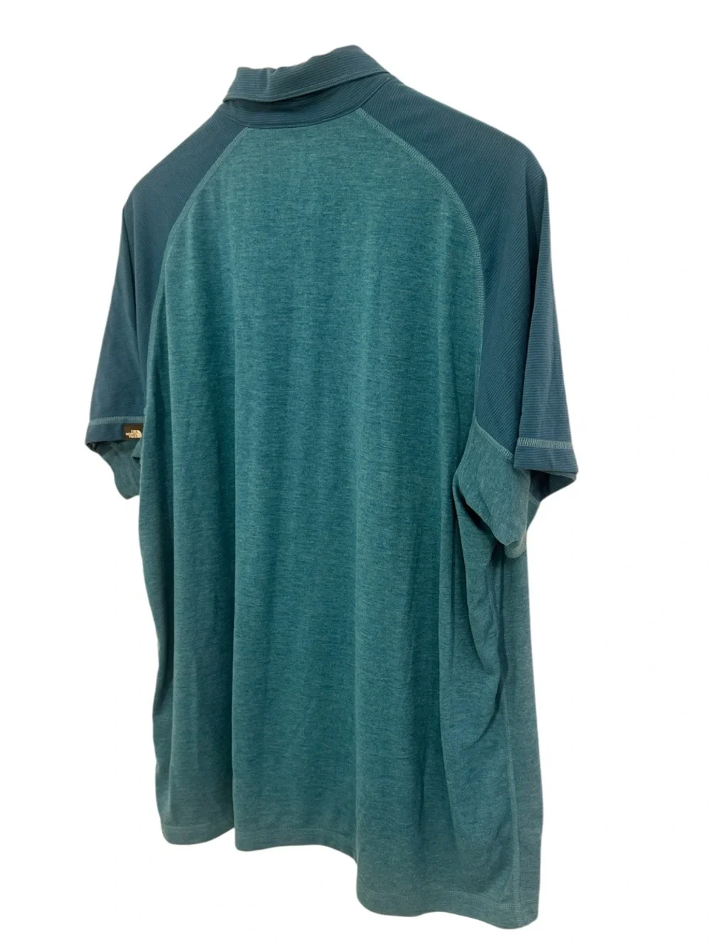 The North Face Dark Teal Flash Dry polo shirt With chest pocket Size XXL